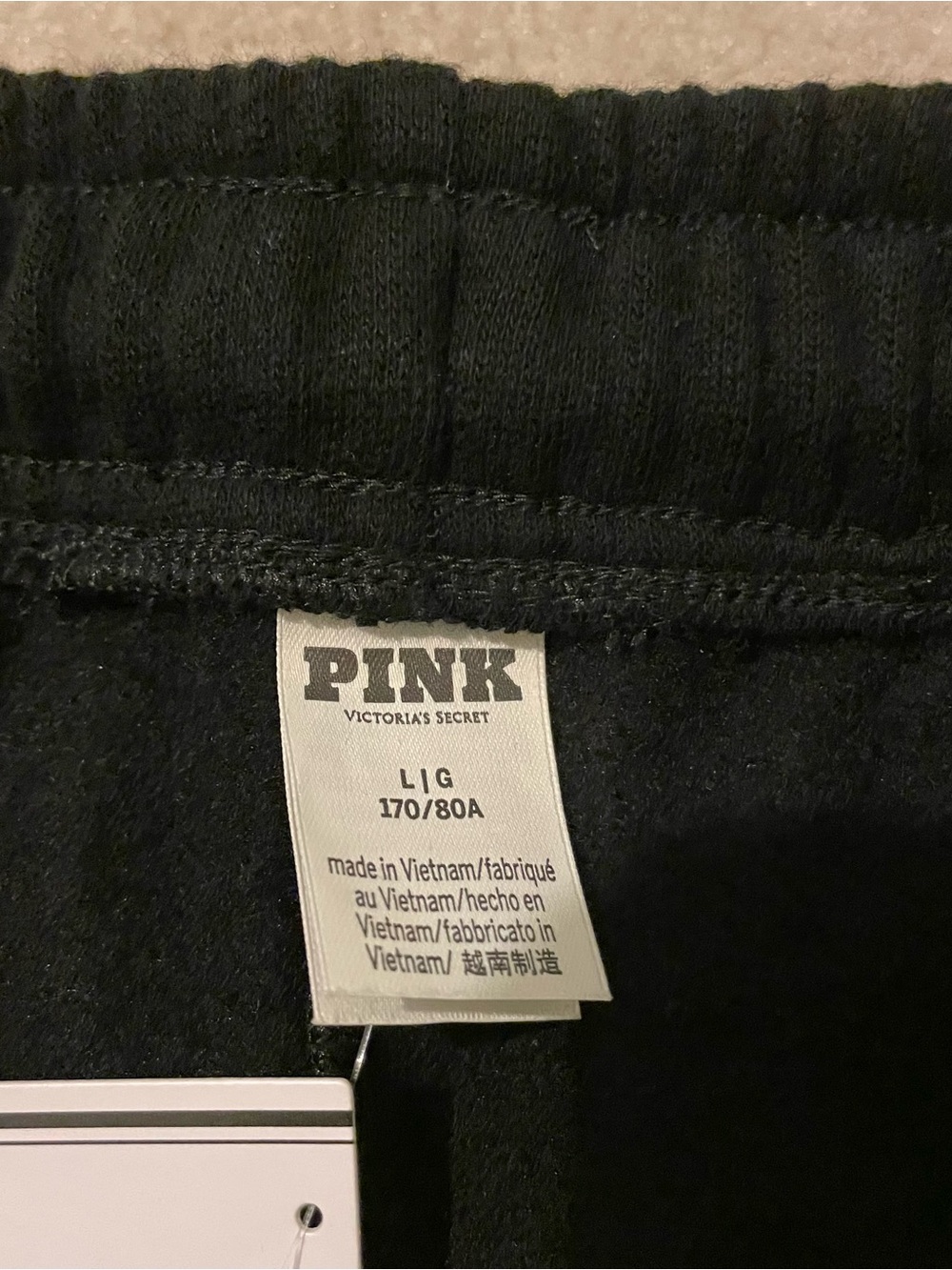 VS. PINK graphic star print hoodie and joggers size large both NWT - Picture 9 of 11